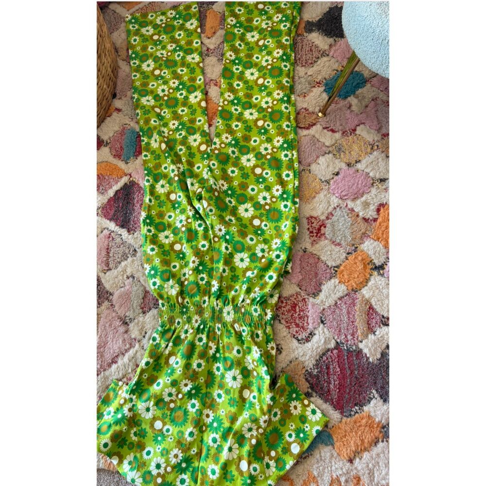 Magic Eye Jumpsuit 70s Groovy Hippie Disco New